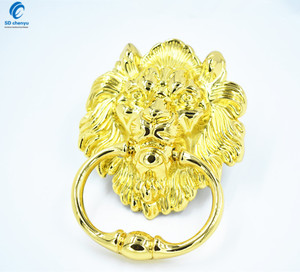 Bán Buôn Vàng Giá Rẻ Trang Trí Sư Tử Vòng Đầu Gõ Đồ Nội Thất Phần Cứng - Product Image 2