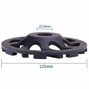 Set di Dischi Abrasivi Diamantati HERZO 125mm con Albero da 22,23mm <span class=keywords><strong>per</strong></span> Sbavatura Alluminio con <span class=keywords><strong>Smerigliatrice</strong></span> <span class=keywords><strong>Angolare</strong></span> - Product Image 3