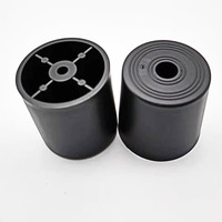 Pieds de canapé en plastique robustes et modernes 50x49x50mm avec livraison rapide en 5 jours pour fabricant de meubles OEM