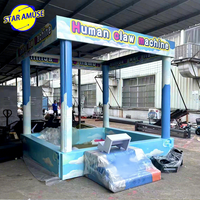 Énorme taille télécommande jouet Snack Grabber humain griffe Machine vrai homme grue poupée pour enfants centre commercial Shopping divertissement