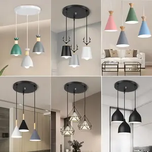 आधुनिक औद्योगिक पेलेंट लैंप 3 हेड का नेतृत्व रेस्तरां कॉफी बार इनडोर लॉफ्ट छत लाइट मेटल मध्य - Product Image 1