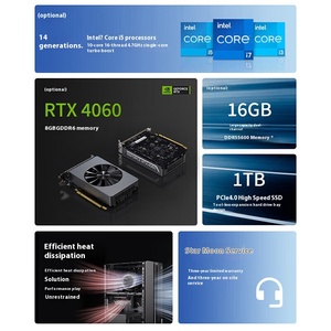 Lenovos GeekPro Office CPU Core I5 PC Desktop <b>Computer</b> New US 16GB RAM 512GB SSD RX3050-6G High Performance Core I5-14400F - Product Image 4