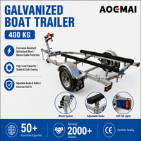 Remorque marine Aomai pour bateau gonflable, bateau à moteur, bateau d'assaut, bateau de pêche, bateau rapide, yacht, à plancher unique