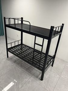 Litera de Metal moderna para dormitorio de estudiantes con <span class=keywords><strong>escalera</strong></span>, barandilla, cajón, gabinete, construcción resistente, fácil montaje - Product Image 4