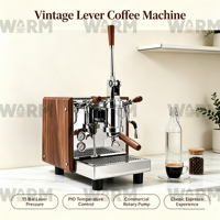 Machine à café expresso à levier WARM Professional Commercial Cappuccino Italy 3 en 1 15 bars