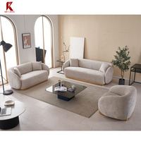 Canapés italiens haut de gamme, canapé modulaire en tissu velours de luxe, meubles de salon pour maison et villa, ensemble de canapés
