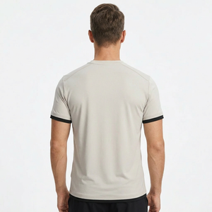 Men's White Short Sleeve Crew Neck Moisture Wicking Breathable Quick Dry <b>Polyester</b> <b>T</b>-<b>Shirt</b> Regular Fit All Seasons Solid Color - Product Image 3