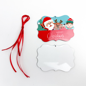 Actividades de artesanía para niños Navidad Bienes raíces Mesa de arena Decoración Sublimación Mdf en blanco Casas de Navidad Adornos - Product Image 6