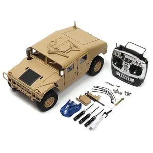 HG P408 PRO truk RC Off-Road 4x4, Model 1/10 dengan sistem Radio 2.4GHz Servo 9KG untuk toko hobi dan hadiah