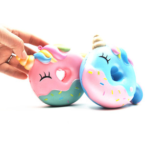 <span class=keywords><strong>Unicornio</strong></span> Donut forma PU espuma estrés bola suave Squishy juguete para regalo para niños y niñas <span class=keywords><strong>de</strong></span> 5 a 7 años directo <span class=keywords><strong>de</strong></span> fábrica - Product Image 2