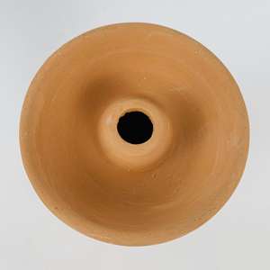 Cazoleta de Cerámica para Narguile, de Arcilla Roja Natural, con Orificio Mediano, Estilo Árabe, Tamaño Grande - Product Image 3