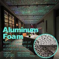 Panneau acoustique en mousse d'aluminium à cellules ouvertes pour l'absorption acoustique des murs de théâtre