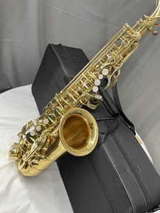 Saxophone <span class=keywords><strong>alto</strong></span> en laiton coloré de marque Sinomusik, instrument de musique à vent professionnel, avec logo personnalisé, vente en gros, directement de l'usine - Product Image 2