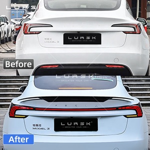 Lursk <span class=keywords><strong>Tes</strong></span> La Model 3 Highland LED Luz trasera Tira de ancho completo Visibilidad nocturna superior Instalación rápida - Product Image 6