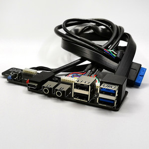 Hộp Máy Tính Mini Tự Làm Tại Nhà Máy, Cáp Dữ Liệu 2 Cổng Usb 3.0 + USB 2.0 + Âm Thanh Hd + Giao Diện TYPE C Mặt Trước Loại E Usb 3.0 - Product Image 1