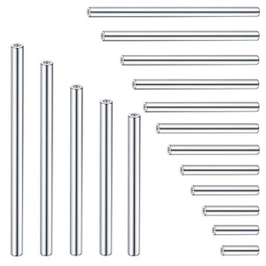 <b>Titanium</b> Straight Rod F136 Internal Thread Piercing Jewelry For Ear Lip Tongue <b>Studs</b> - Product Image 3