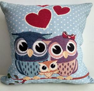 Современная квадратная наволочка для офисного кресла и дивана, новая серия с вышивкой совы, наволочка с волосами для домашнего использования - Product Image 4