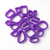 Ensemble d'outils de fabrication de bijoux en argile polymère Bview Art de 126 pièces - Kit complet de fabrication de boucles d'oreilles DIY avec des coupeurs, des outils de découpe circulaire