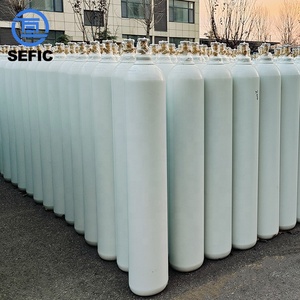 Cilindro de oxígeno portátil médico de alta presión 50L 200bar Precio Cilindros de gas O2 6m3 Cilindro De Oxigeno Tanque de oxígeno portátil - Product Image 1