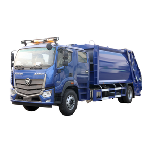 Camion à ordures bon marché de compression de Double-rangée de Foton de 14 tonnes 14 mètres cubes à vendre en Chine - Product Image 1