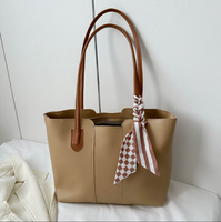 Nouveauté 2026 : Sac à bandoulière de luxe en PU pour femme, sac à main vintage populaire grande capacité avec foulards