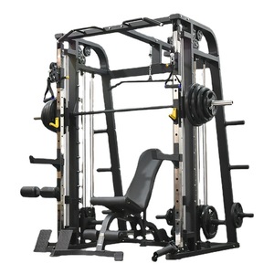 Machine multifonction tout-en-un Smith, appareil d'entraînement fonctionnel, rack de musculation, équipement de gym/fitness - Product Image 2