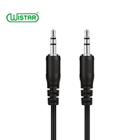 Cable de Audio WISTAR de 3.5 mm Macho a Macho para Escuchar Música en Teléfonos, Automóviles, Reproductores MP4 y Auriculares, Conector de Calidad
