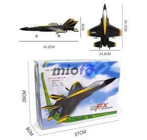 Smart 3 Axis Gyro Rolling Fixed Wing Fighter RC Avión de juguete EPP Espuma Planeador Modelo Avión de control remoto - Product Image 6