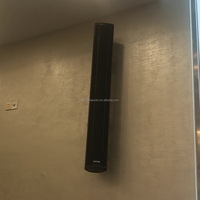 Haut-parleur de colonne de puissance en néodyme d'armoire en aluminium professionnel de 6*6.5 pouces pour l'équipement audio de salle de fonction