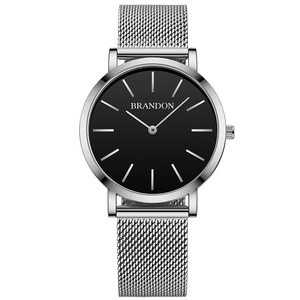 Reloj de estilo <span class=keywords><strong>DW</strong></span> para mujer con logotipo personalizado OEM con correa de malla de alta calidad de acero inoxidable <span class=keywords><strong>316</strong></span> de moda y vestido puntero Dial Display - Product Image 4