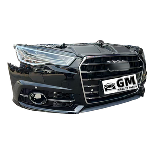 Nouveau radiateur moteur capot calandre feu stop <span class=keywords><strong>pare</strong></span>-chocs pour Audi A6 C7 assemblage de lèvre avant en <span class=keywords><strong>plastique</strong></span> Position avant arrière - Product Image 5