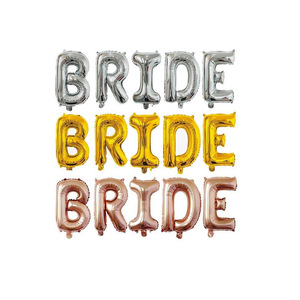 Globos Blancos de 40 Pulgadas con la Palabra BRIDE (Material de Película, Forma de Letras), Impermeables, Duraderos, Gran Venta, para Despedidas de <span class=keywords><strong>Soltera</strong></span>, Compromisos y Bodas - Product Image 5