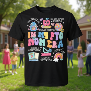 T-shirt Groovy de l'organisation de l'Association des Parents des élèves du PTO Mom Era - Product Image 3