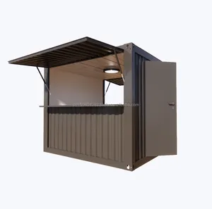 10FT Mini Pop-up Shop Container Coffee Shop Fast Food Kiosk Booth Support Customization