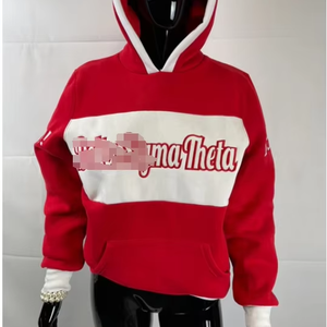 <span class=keywords><strong>Felpa</strong></span> donna donna donna <span class=keywords><strong>oversize</strong></span> OEM <span class=keywords><strong>felpa</strong></span> con cappuccio retrò <span class=keywords><strong>felpa</strong></span> in ciniglia bianca <span class=keywords><strong>rossa</strong></span> - Product Image 1