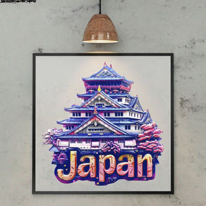Magnets de réfrigérateur personnalisés en résine 3D, peints à la main, écologiques, pour la personnalisation artisanale, vente en gros, thème touristique japonais - Product Image 3