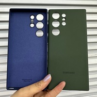 Coque de téléphone en silicone liquide souple antichoc de couleur personnalisée pour Samsung Galaxy S25 S24 S23 S22 S21