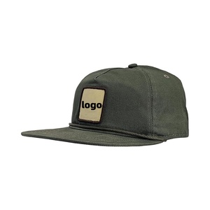 New Rope Hat 5 Panel Embroidered Patch Logo High Quality Sportswear Old School Gorras <b>Plain</b> Branded Sport Adjustable <b>Cap</b> for Men - Product Image 5