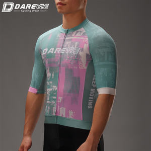 Personalizzato Private Label maschio abbigliamento ciclismo strada ciclismo uniformi senza soluzione di continuità uomini gara maglia da ciclismo manica corta - Product Image 4
