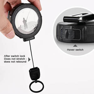 High Quality 2M Fiber Rope Retractable Customized Design Multifunction Heavy Duty Anti-Lost Keychain Badge Holder ABS Accessory - Product Image 2
