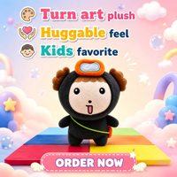 Peluche personnalisée de plongeur de dessin animé, jouet en peluche doux et mignon, poupée en peluche OEM ODM, faible MOQ, vente en gros, cadeau pour enfants