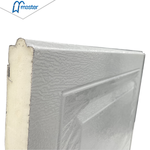 マスターウェル卸売りオーバーヘッド断面35mm 50mmサンドイッチパネル指保護スチールPUフォーム断熱ガレージドアパネル - Product Image 6