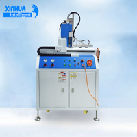 Machine de distribution de colle pneumatique à 3 axes, robuste, sur pieds, à portique ouvert, pour grandes pièces