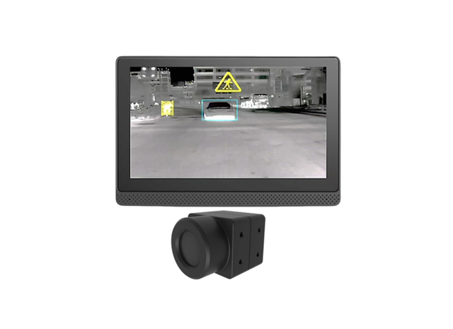 JPC-256AI-7inch AI Automotive Thermal Imaging Camera 7inch All in One Monitor , with Ai Thermal Camera Function