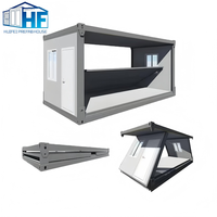 Structure en acier durable, maison modulaire pliable en conteneur de 20 à 40 pieds, luxe pour logement temporaire, directement de l'usine, prix d'usine