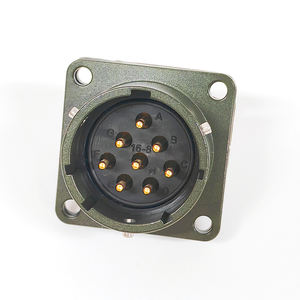 MIL Spec DTL 1.3 <span class=keywords><strong>PT02E</strong></span> MS3112 16-8P ذكر <span class=keywords><strong>8</strong></span> دبوس موصل تثبيت لوحة دائرية - Product Image 1