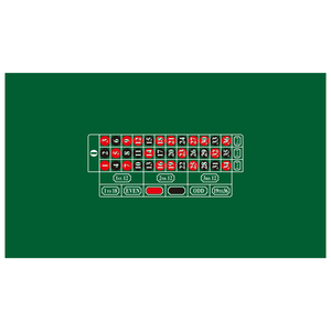 1400*2600 mm Waterproof Flame Retardant Customized Velvet <strong>Felt</strong> 0 Dongguan American <strong>Roulette</strong> <strong>Table</strong> Cloth Layout for Casino <strong>Table</strong> - Product Image 1