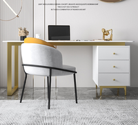 Bureau nordique en marbre bureau d'ordinateur bureau simple bureau d'étude à domicile avec tiroir