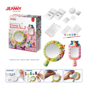 Thân Đồ Chơi Trẻ Em Thiết Kế Mới 2021 Khuôn Đồ Chơi Thủ Công Tự Làm Và Sơn Tủ Lạnh Nam Châm Và Huy Hiệu Bộ Dụng Cụ Sơn Gương - Product Image 4