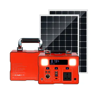 Solarthon 백업 그리드 리튬 Multicrystaline 오프 그리드 컨테이너 휴대용 홈 200 와트 패널 태양 광 발전 시스템